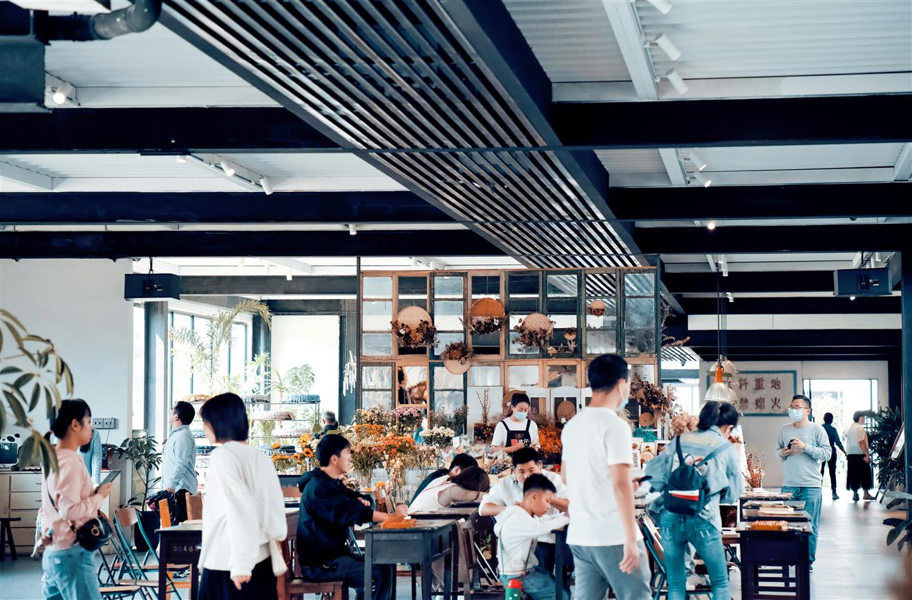 Restoranlarda Endüstriyel Tasarımın Popülerliği.